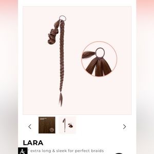 INH Hair - Insert Name Here Hair - Lara Braid Extension Chocolate Brown